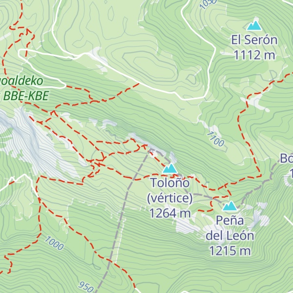 Map of Toloño