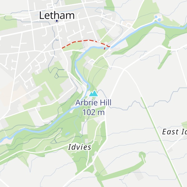Map of Arbrie Hill