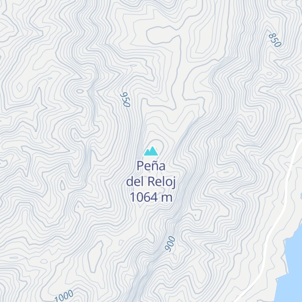 Map of Peña del Reloj