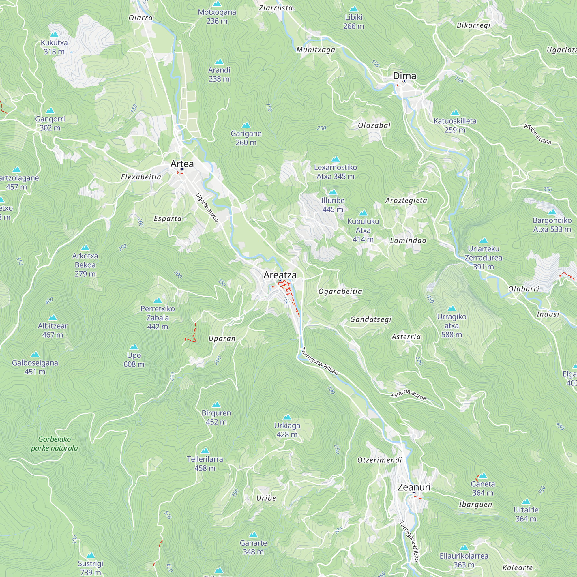 Centro de Interpretación del Parque Natural del Gorbeia map