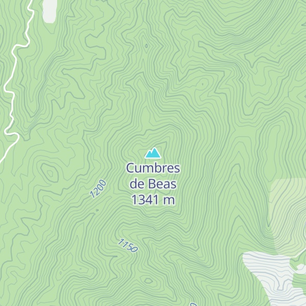 Map of Cumbres de Beas