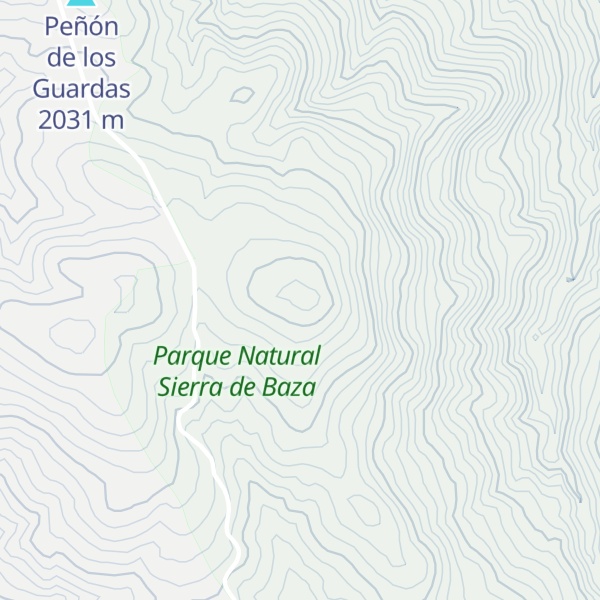 Map of Pico de Ruero