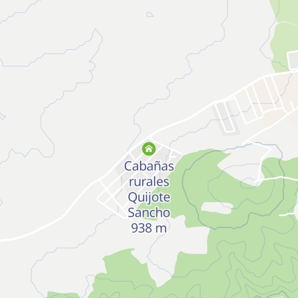 Map of Cabañas rurales Quijote Sancho