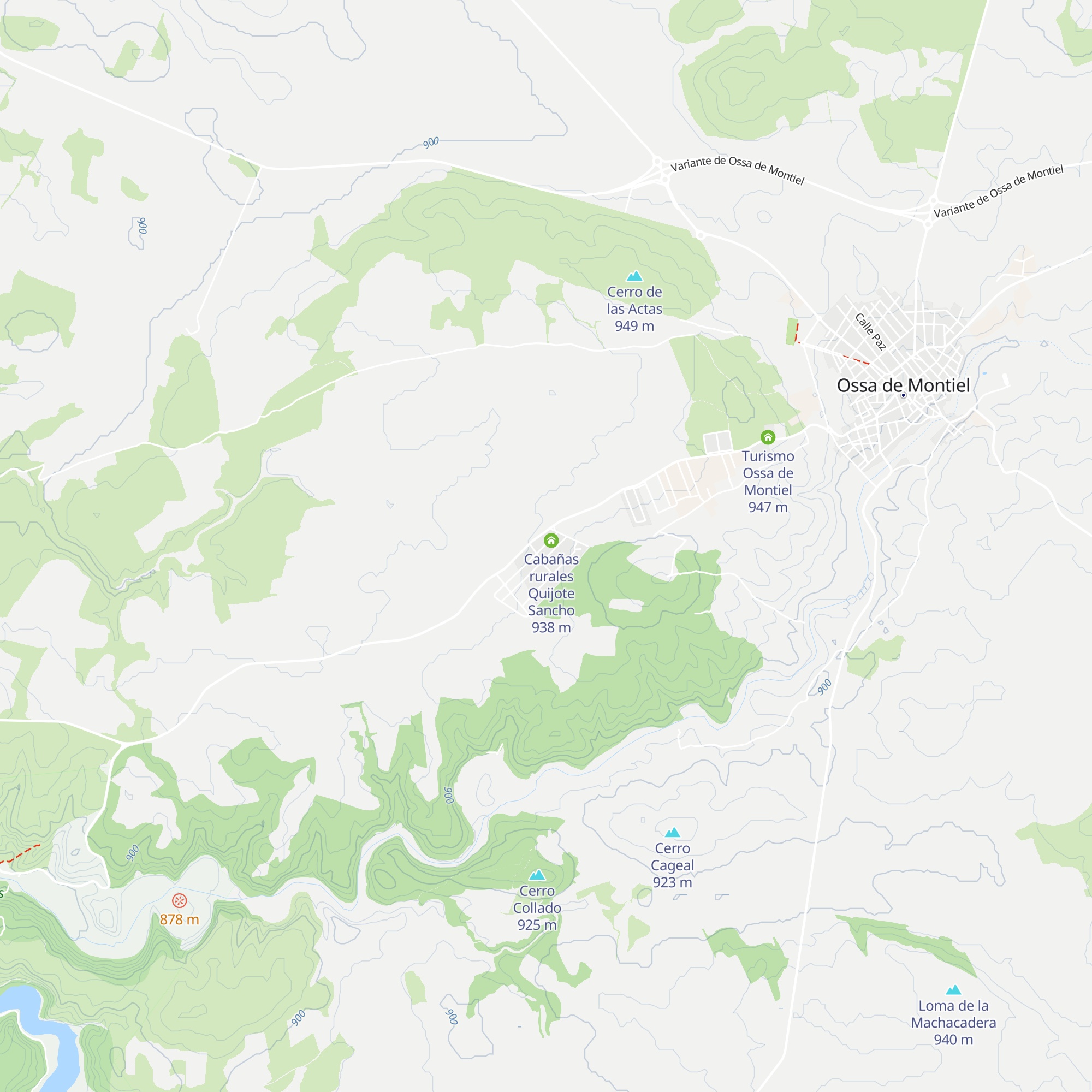 Cabañas rurales de Lagunas Ruidera map