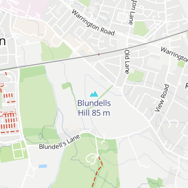 Map of Blundells Hill