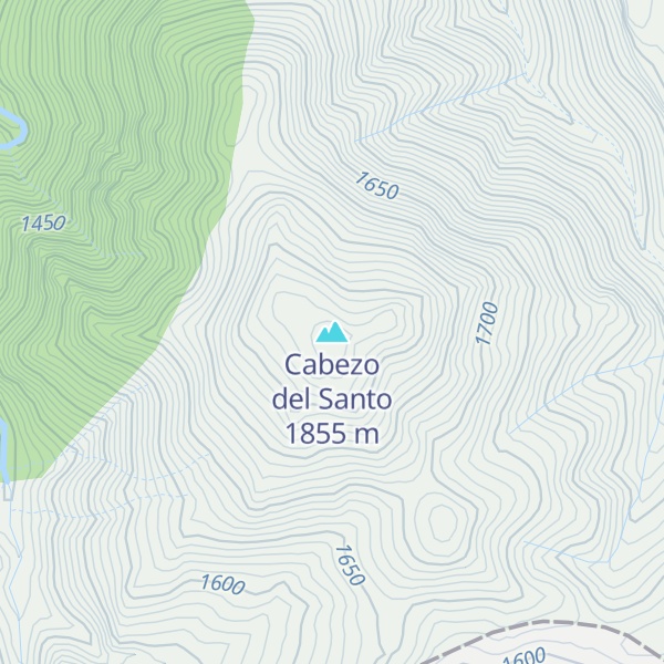 Map of Cabezo del Santo