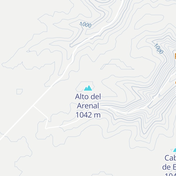Map of Alto del Arenal