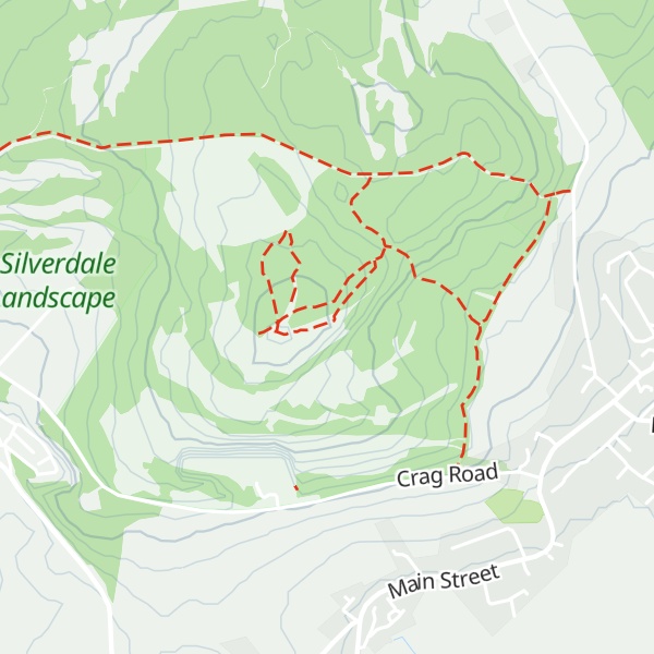 Map of Warton Upper Crag