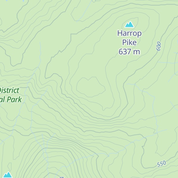Map of Grey Crag