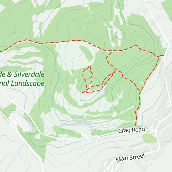Map of Warton Crag