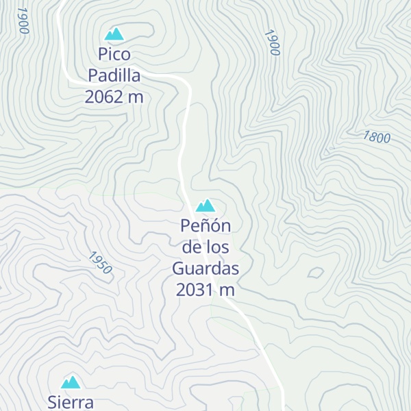 Map of Peñón de los Guardas