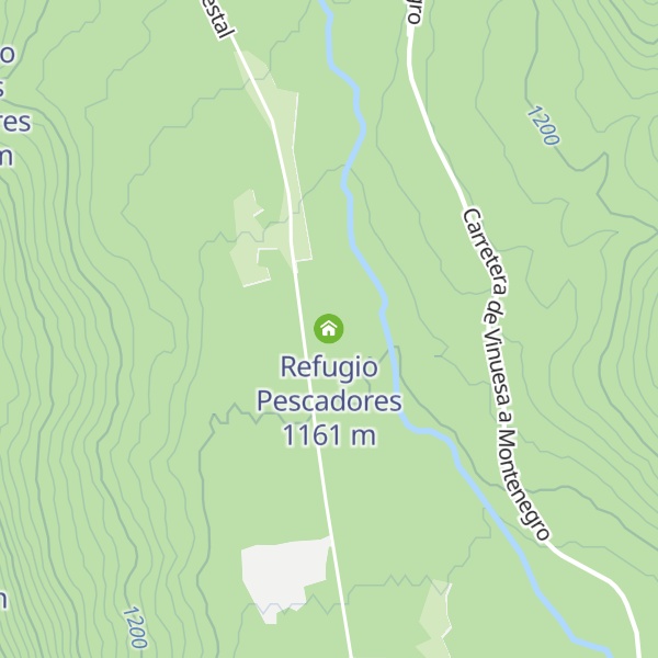 Map of Refugio Pescadores