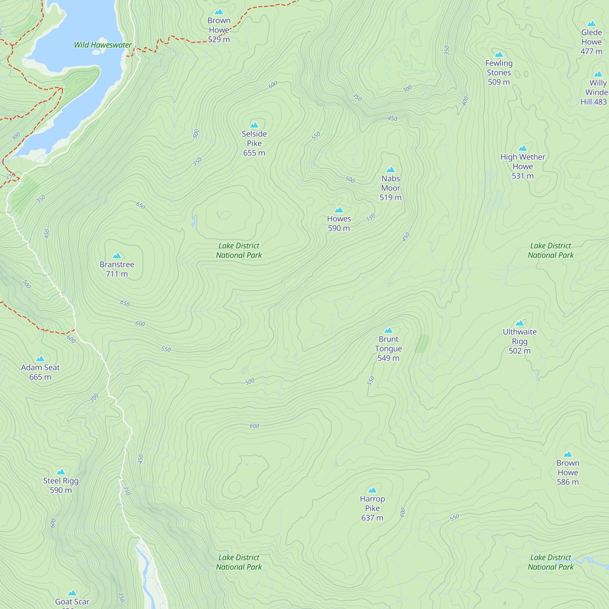 Mosedale Cottage map