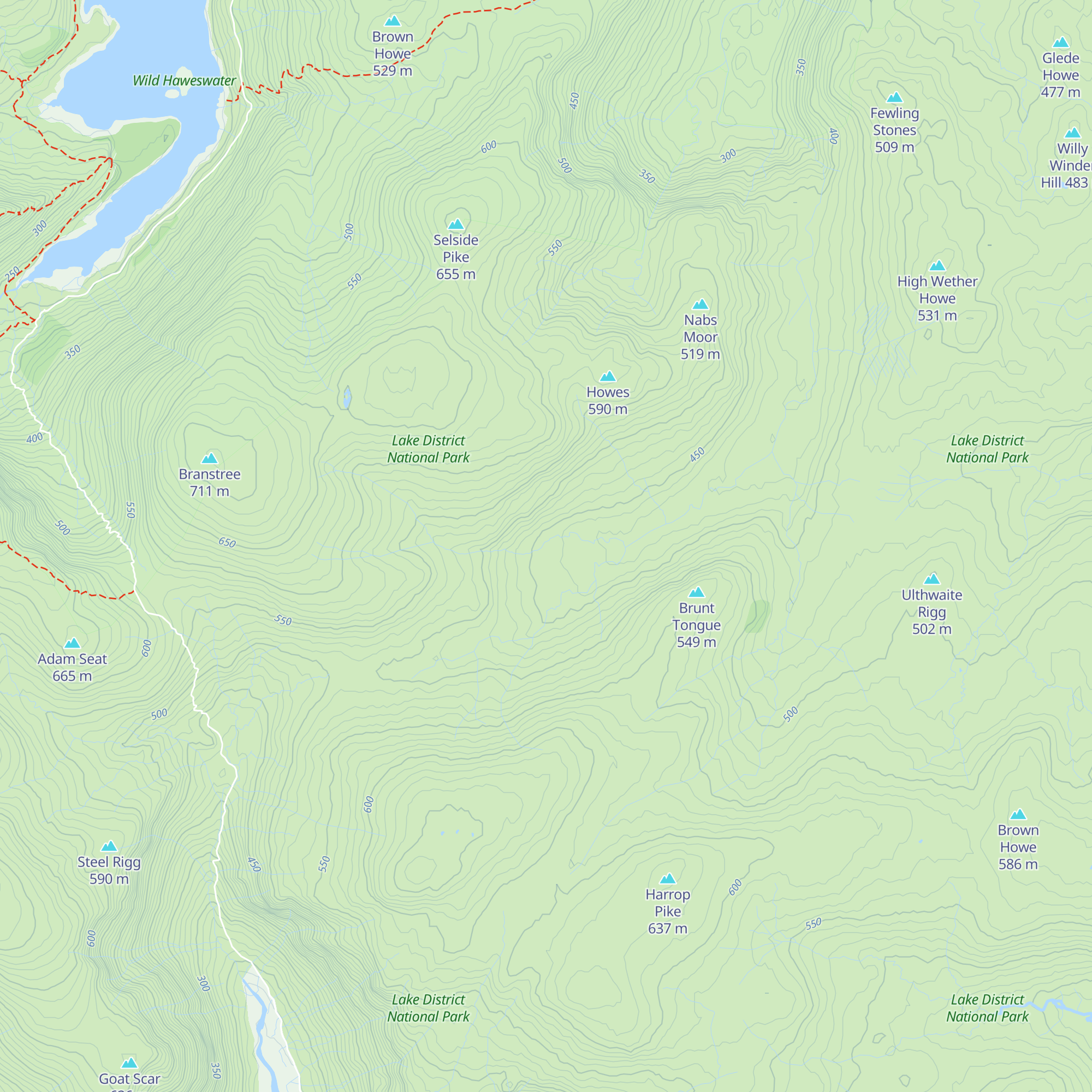 Mosedale Cottage map