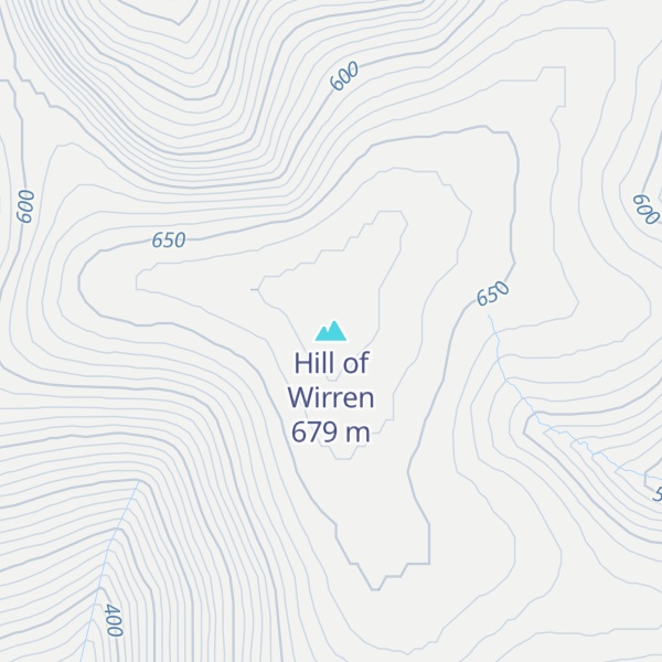 Map of Hill of Wirren