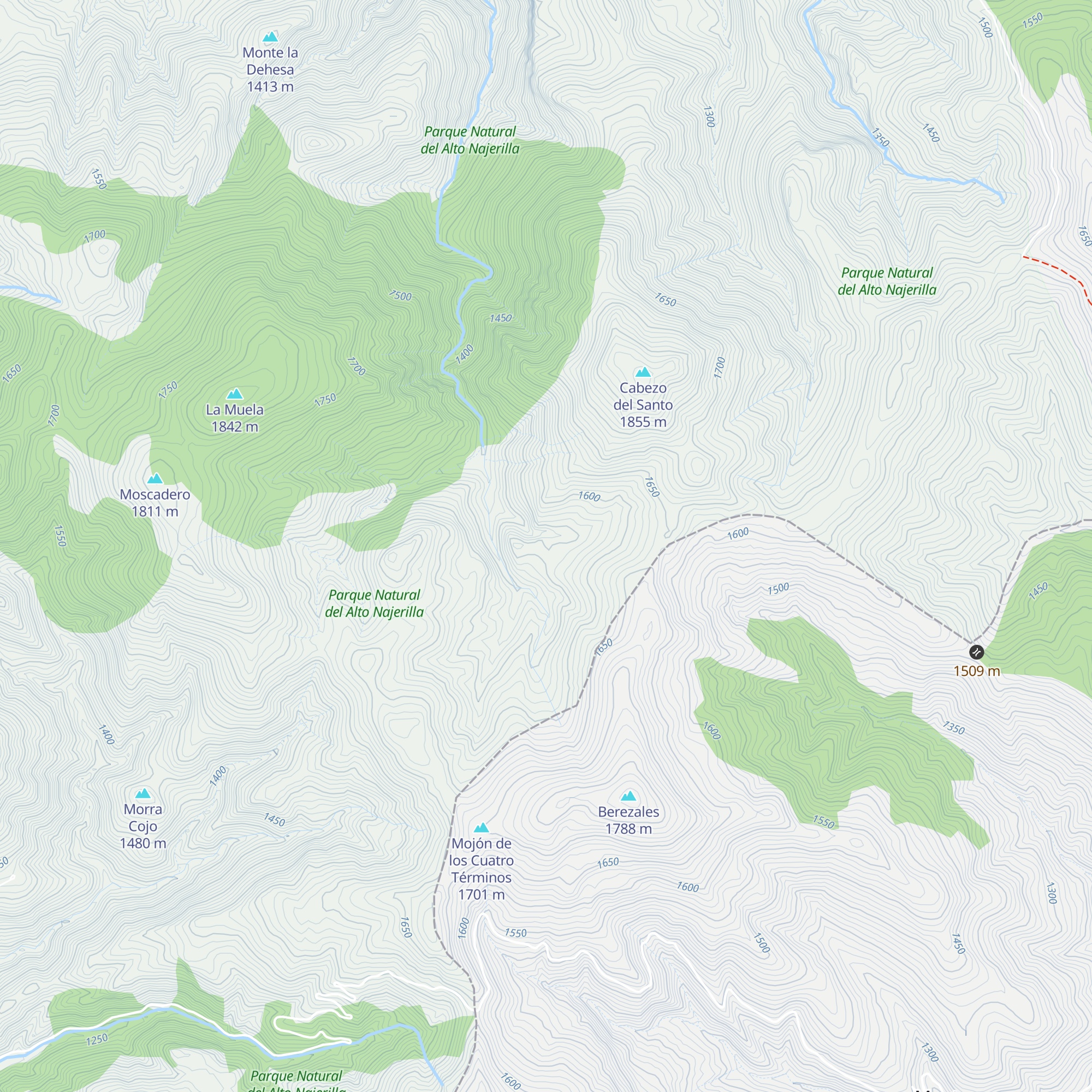 Refugio de La Lastrilla map