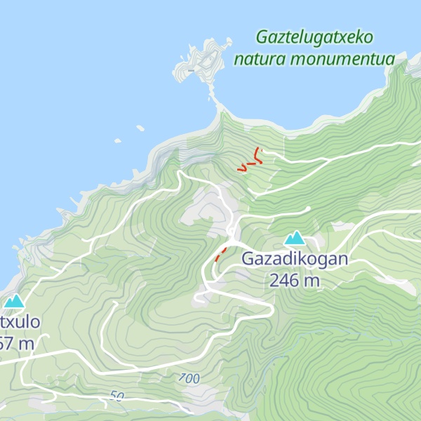 Map of Gorostiaga
