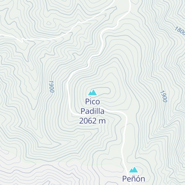 Map of Pico Padilla