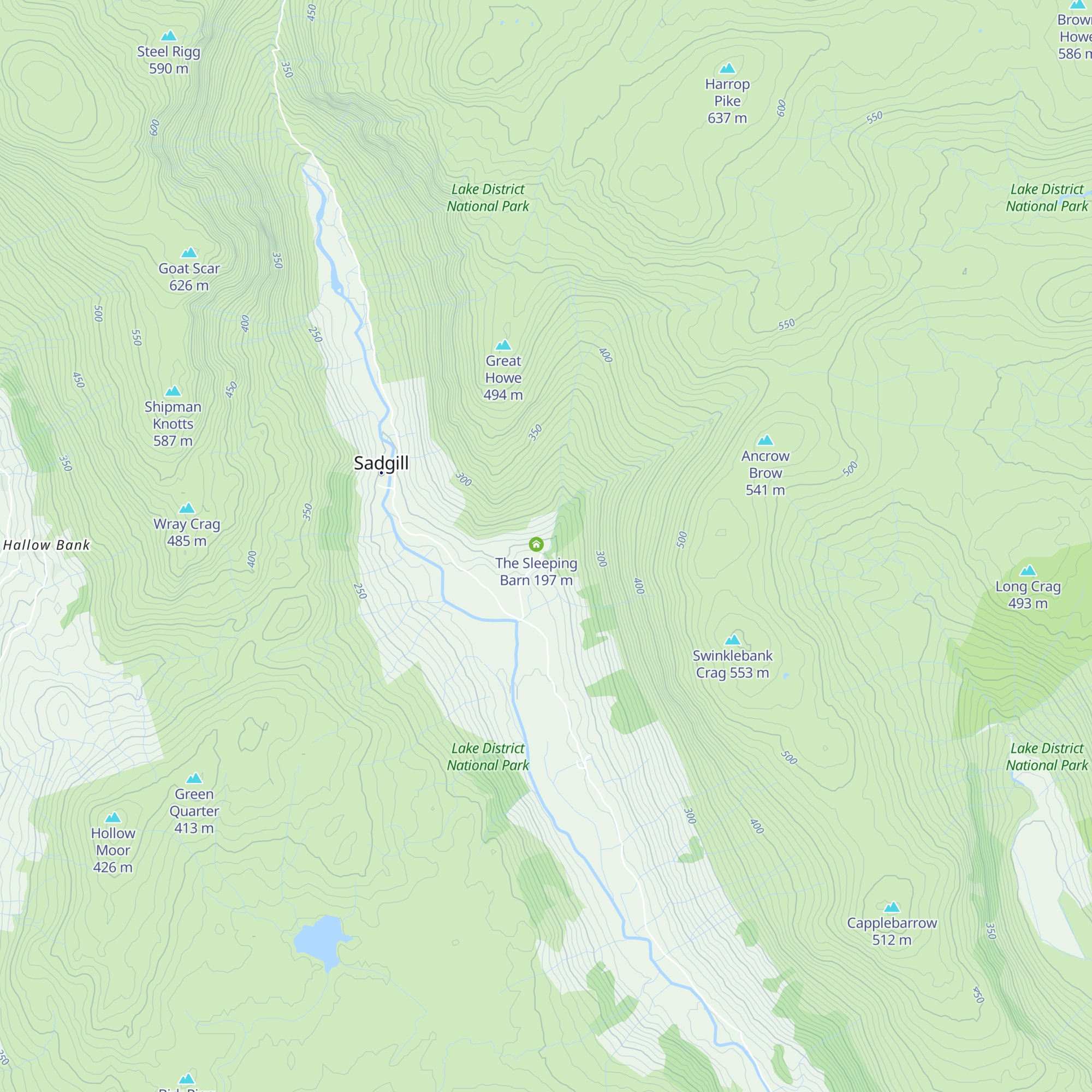 Longsleddale Outdoor Pursuits Centre map