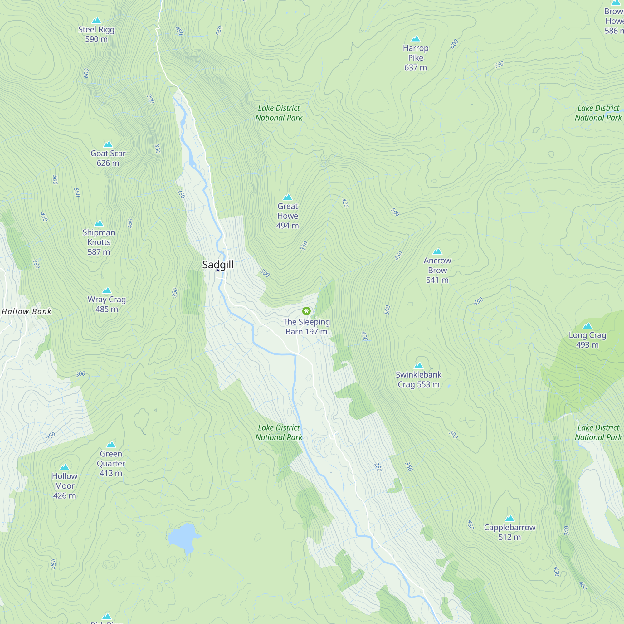 Longsleddale Outdoor Pursuits Centre map