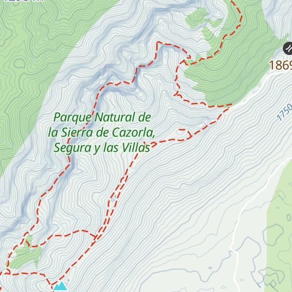 Map of Refugio Pico Banderillas