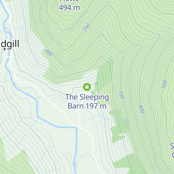Map of The Sleeping Barn