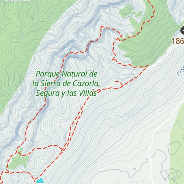 Map of Peña Palomera