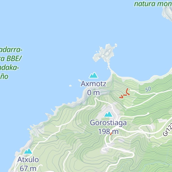 Map of Erlepeko puntea