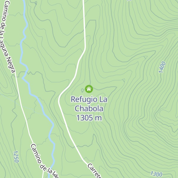 Map of Refugio La Chabola