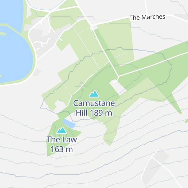 Map of Camustane Hill