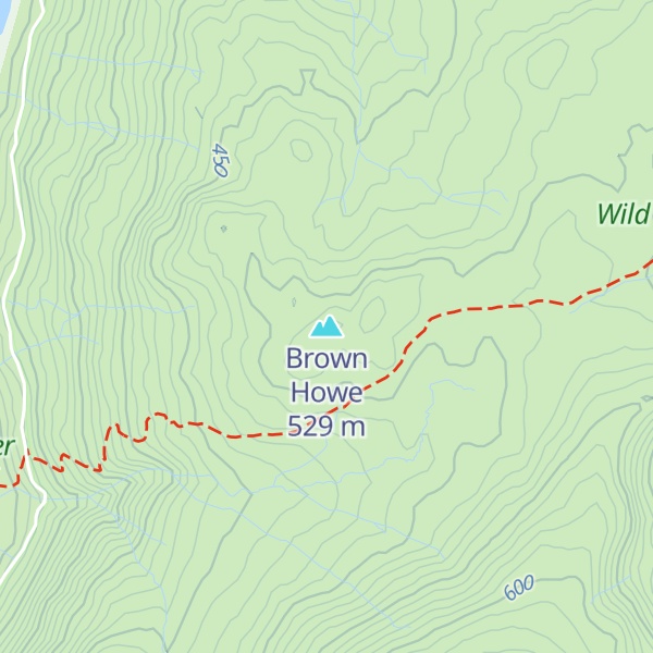 Map of Brown Howe