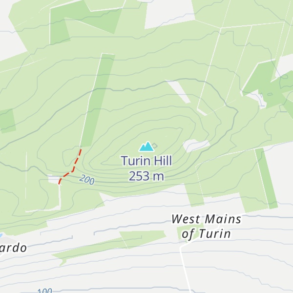 Map of Turin Hill