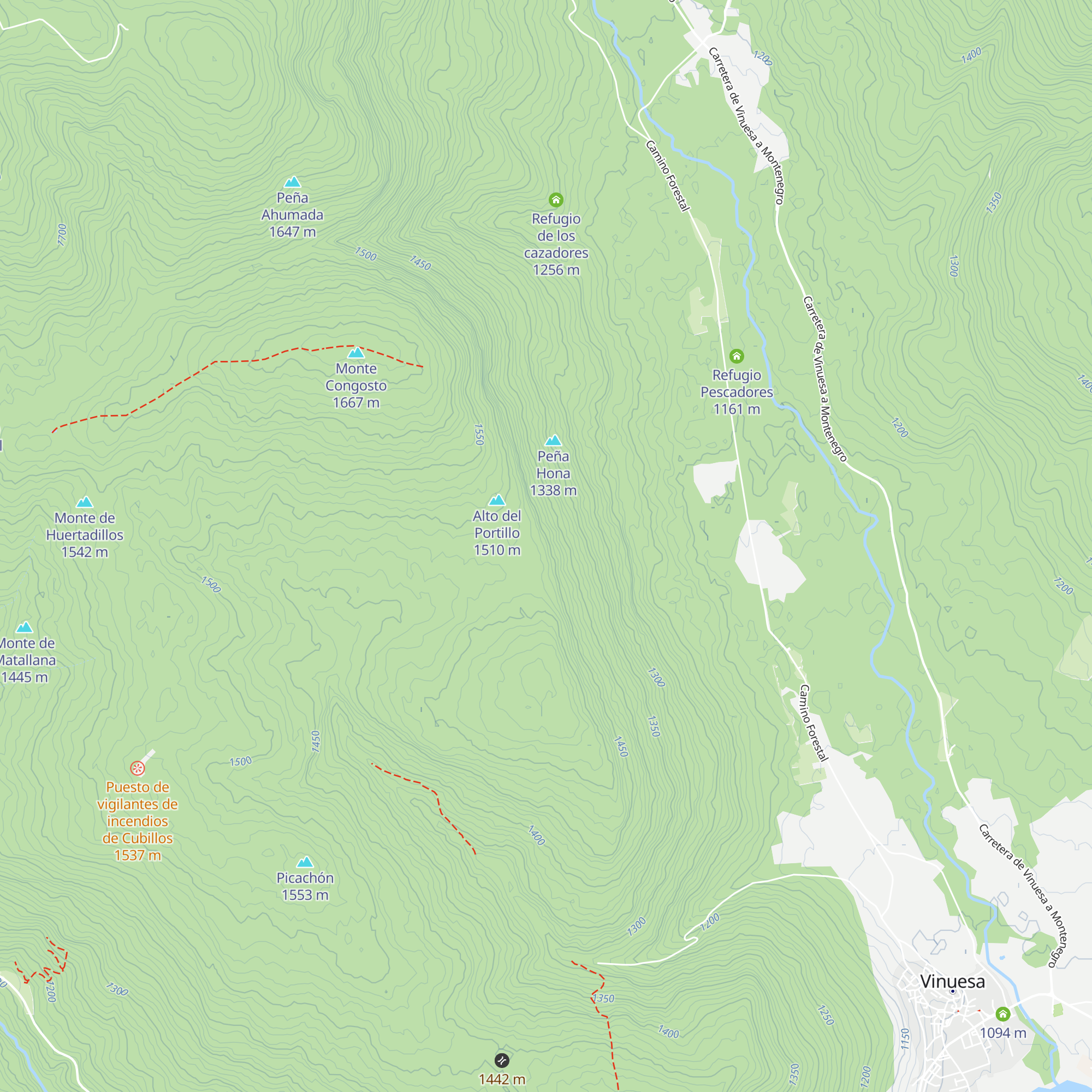 Refugio Cueva Mujeres map