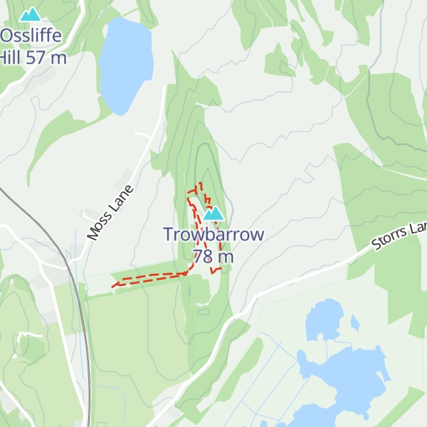 Map of Trowbarrow