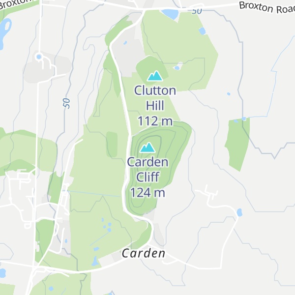 Map of Carden Cliff