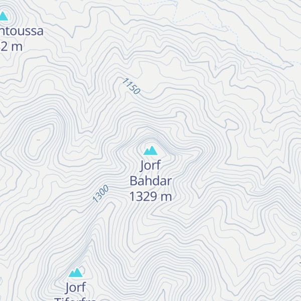 Map of Jorf Bahdar
