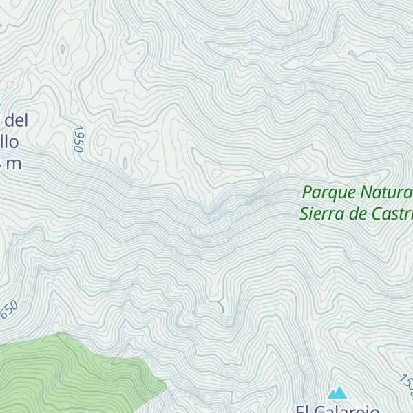 Map of Picón de las Monteses;Picón de los Monteses