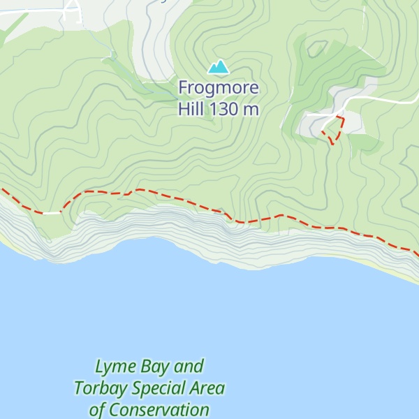 Map of Thorncombe Beacon