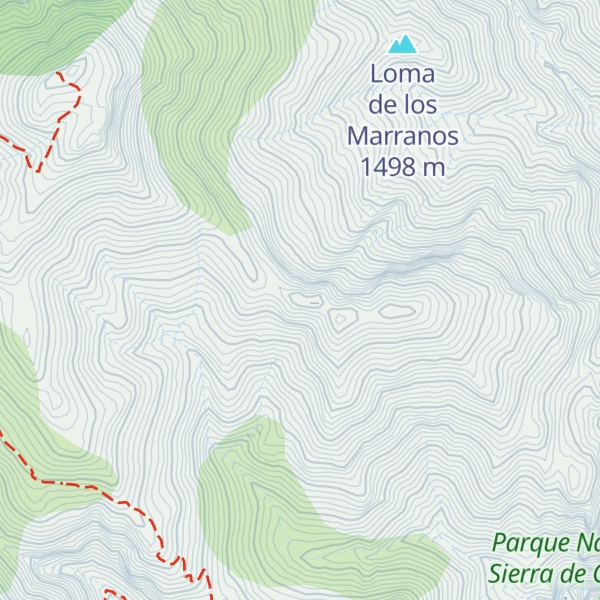 Map of Peña Nido del Buitre
