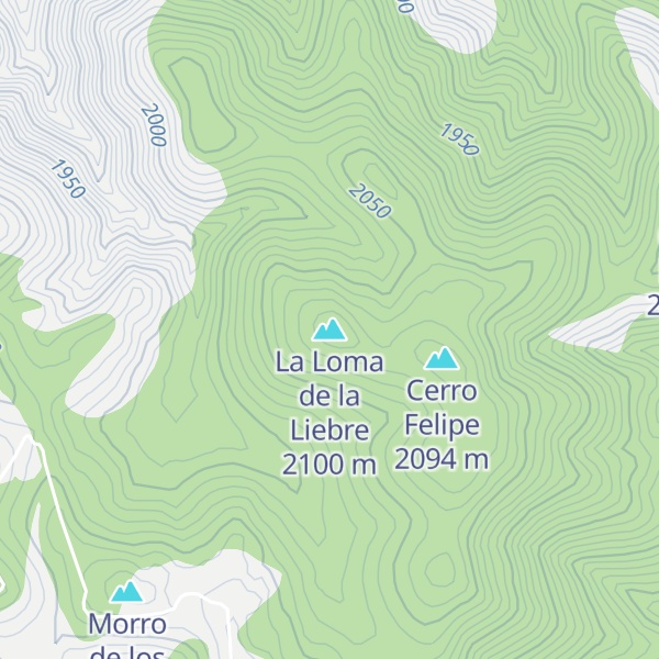 Map of La Loma de la Liebre