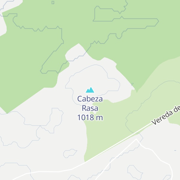 Map of Cabeza Rasa