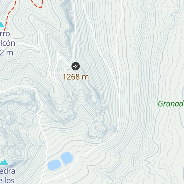 Map of Picón de la Solana