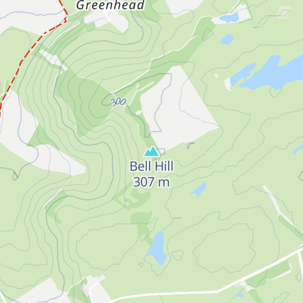 Map of Bell Hill
