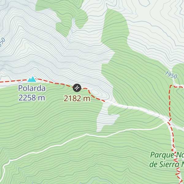 Map of Peñón de Polarda