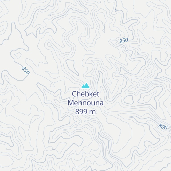 Map of Chebket Mennouna