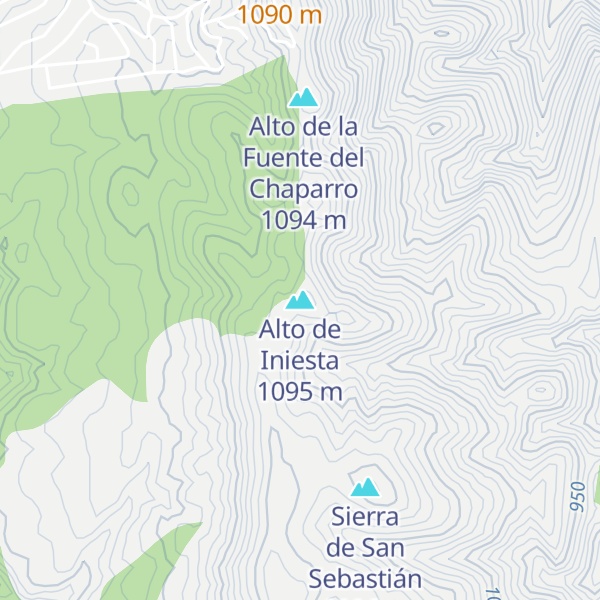 Map of Alto de Iniesta