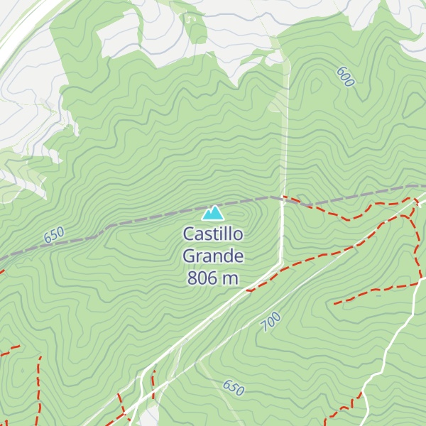 Map of Castillo Grande