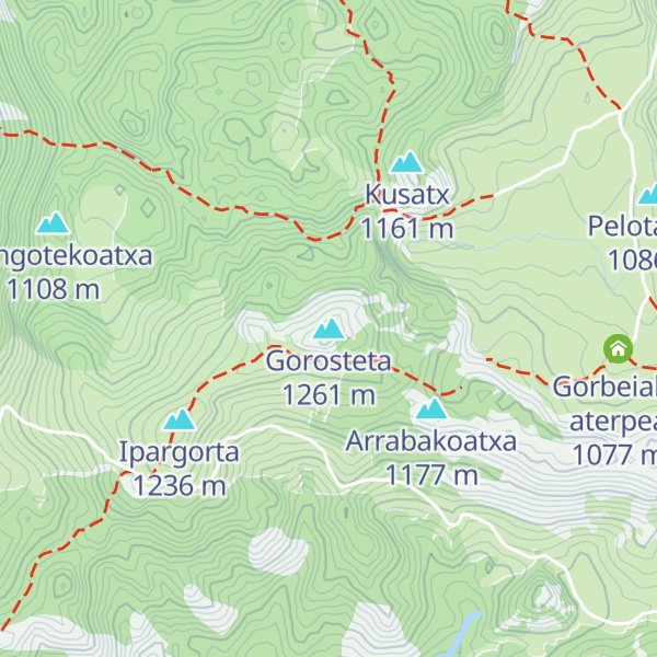 Map of Gorosteta