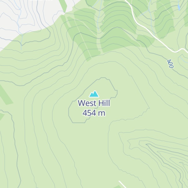 Map of West Hill