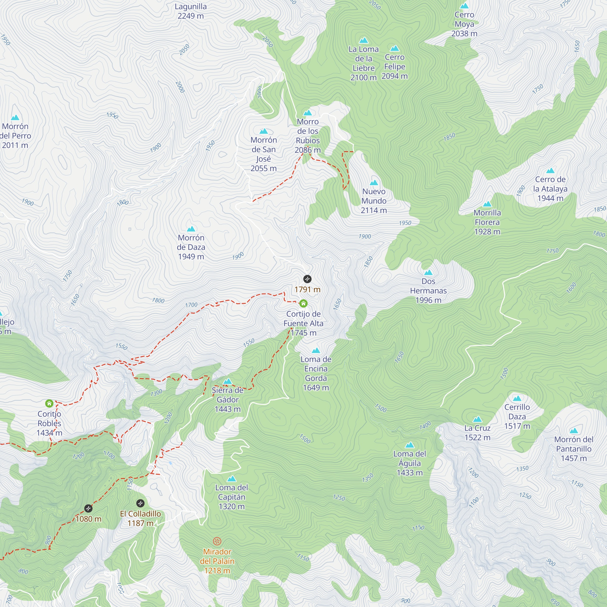 Cortijo de Fuente Alta map